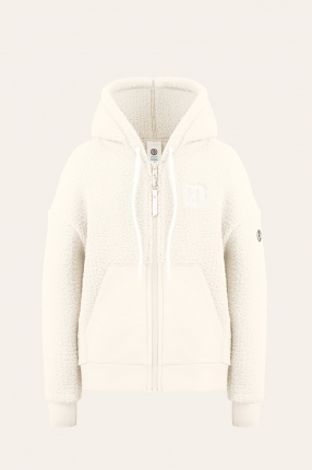 Polaire   soft shell Poivre blanc Sherpa hoody jacket